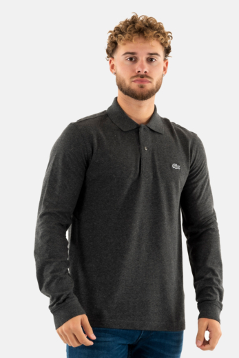 Polos manches longues lacoste ph3517 i7x bitume neps