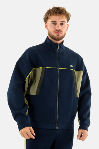 Blousons et vestes lacoste sh2808 ibg marine/aubier-kaki-luciol