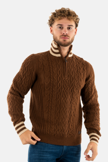 Pull hiver yes zee m848 ha00 0209 marrone
