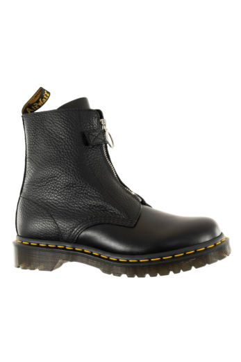 Bottines dr martens 1460 pascal frnt zip black wanama+milled nappa
