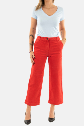 Pantalons ichi cordano 171545 cranberry