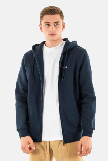 Sweat tommy jeans reg s flag c1g dark night navy