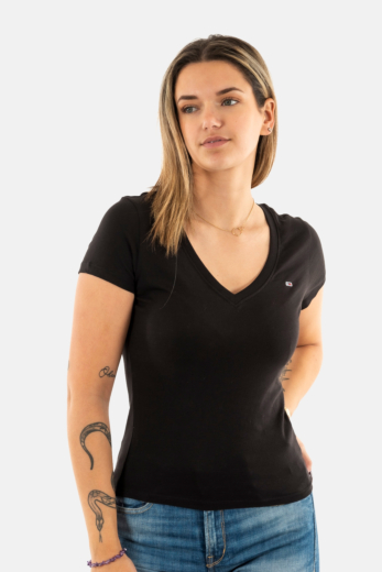 Tee shirt tommy jeans dw0dw20458 bds black