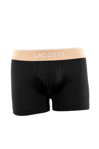 Calecons et slips lacoste 5h1297 i3w noir/biscuit-baguette-gru