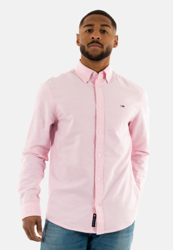 Chemise tommy jeans reg oxford tpf pink sugar