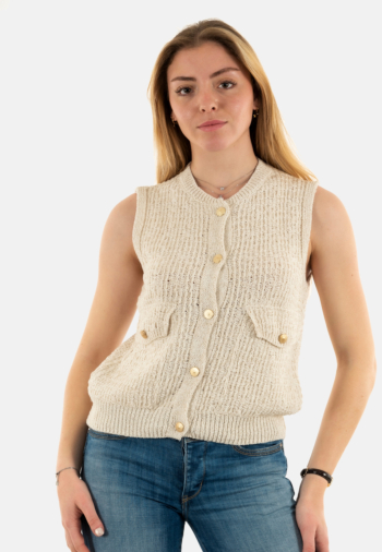 Gilets cardigans only celeste birch silver glitter