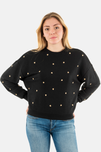 Sweat only kita black gold hearts