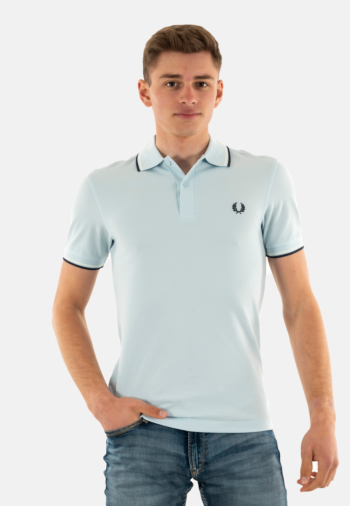 Polos fred perry mm3600 y25 lgic/swhi/tnsbl