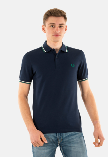 Polos fred perry mm3600 y30 drkcr/lecr/lblgr