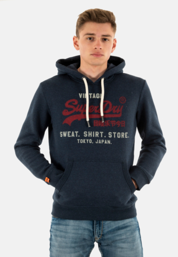 Sweat superdry vl heritage relaxed 6uh trench navy marl