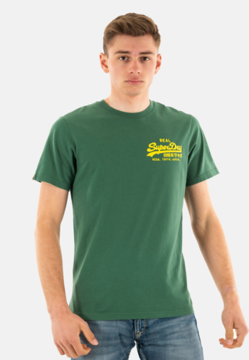 Tee shirt superdry vl embroidered relaxed 9sg international pine