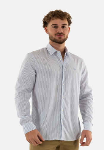 Chemise lacoste ch9087 hsz blanc/panorama-marine