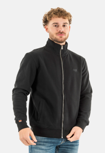 Sweat superdry essential logo track 02a black