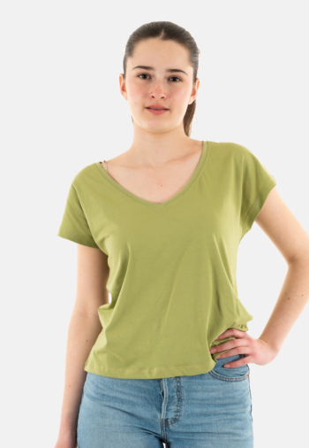 Tee shirt only winnie sage stitch light gold