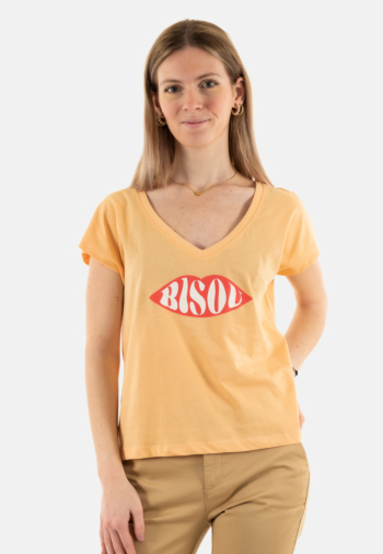 Tee shirt only anna caramel cream bisou