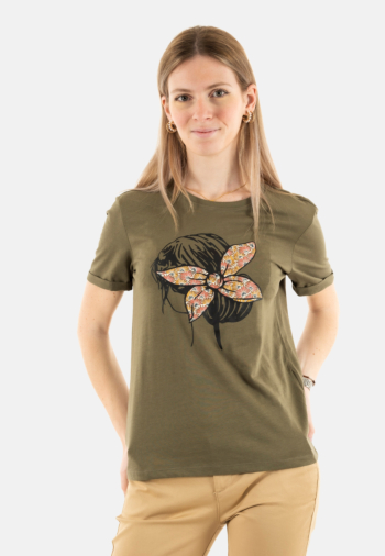 Tee shirt only carrie kalamata  girl flowery