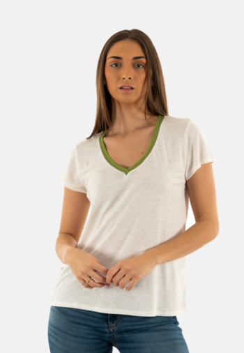 Tee shirt freeman t. porter taile ribbon lin55 f1307 sage