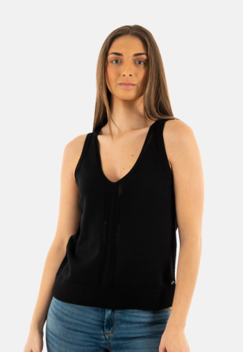 Debardeurs freeman t. porter daria pointelle pc55 12 black