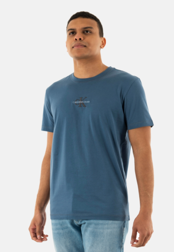 Tee shirt calvin klein jeans monologo ck1 vintage indigo