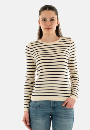 Pull leger only mila birch navy blazer