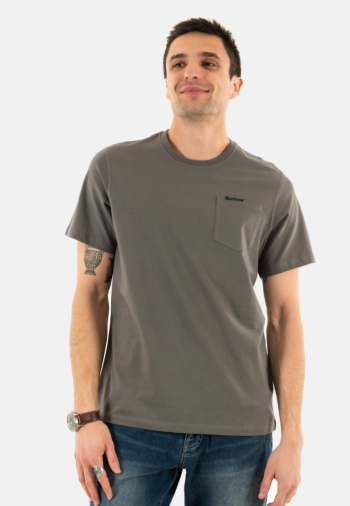 Tee shirt barbour langdon pocket t-shirt gy11 gunmetal