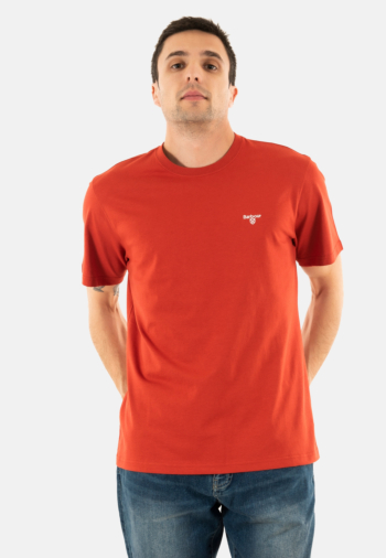 Tee shirt barbour mts0331 re25 red spice