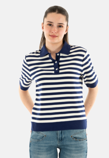 Polos saint james carola indigo/craie