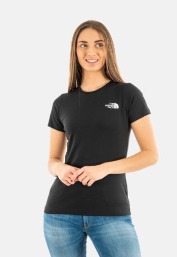 Tee shirt the north face s/s graphic half dome uk4 tnfbk/limecream