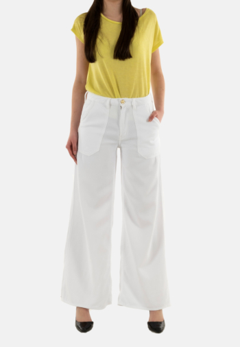 Pantalons Le Temps Des Cerises victoria 1001 white