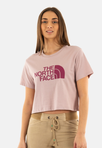Tee shirt the north face ss easy relaxed cropped a1o metal pink/cybe