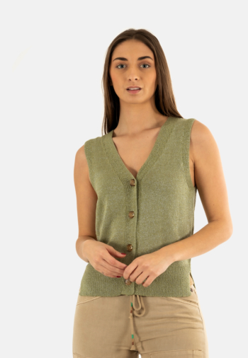 Gilets cardigans freeman t. porter gira glitter pc72 f1311 desert sage