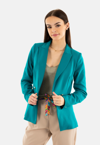 Blousons et vestes morgan 251-vopya.f bleu turquoise