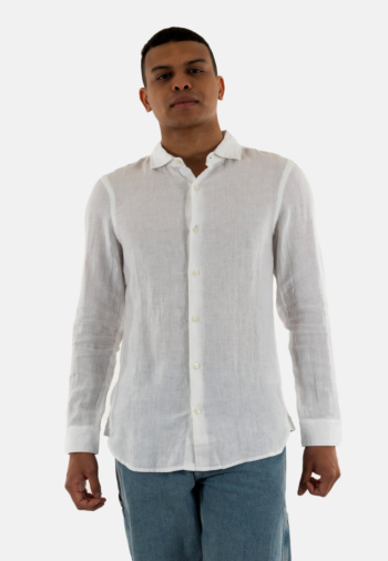 Chemise superdry vacation l/s linen 01c optic
