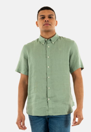Chemise manches courtes timberland mill brook ec61 green bay