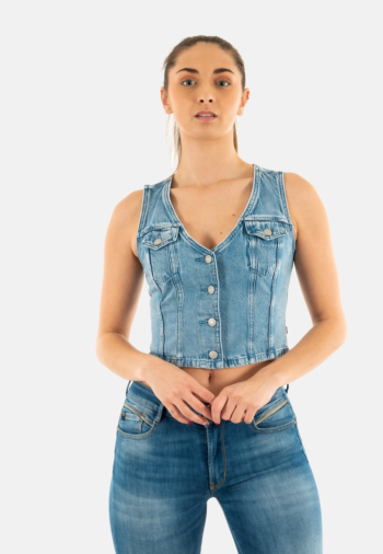 Gilets sans manche levi's® bella denim corset 0010 i will