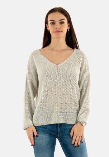 Pull leger bsb 053-260013 creme