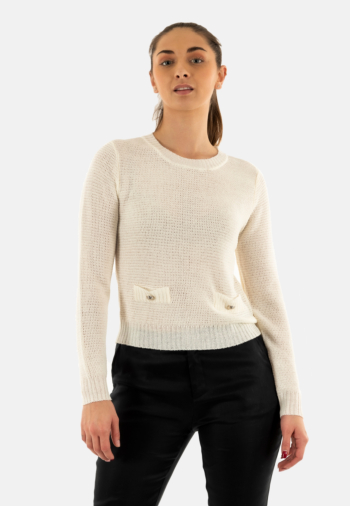 Pull leger morgan 251-msuni ivoire
