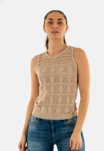 Debardeurs yes zee m237 ig00 0212 tortora