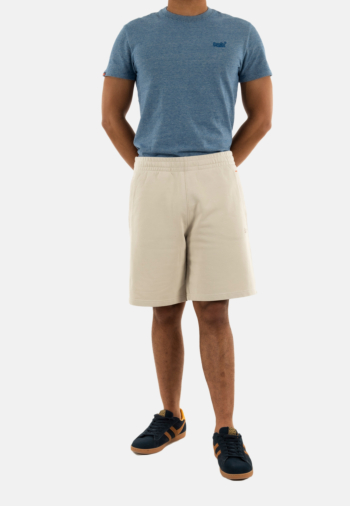 Shorts bermudas superdry essential logo jersey ub 1lc light stone beige