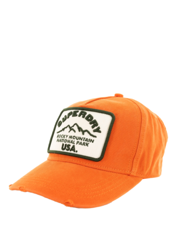 Casquettes superdry graphic trucker 8ux denim co rust orange