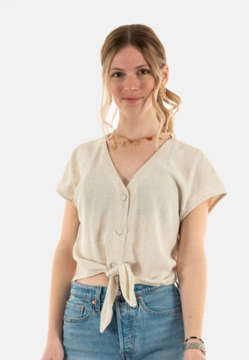 Chemisier manches courtes only siesta moonbeam