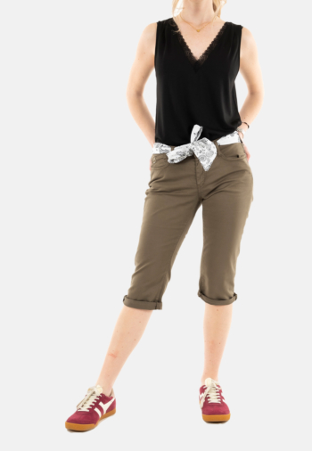 Pantacourt Le Temps Des Cerises kayo 9003 khaki