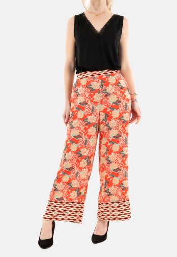 Pantalons lola espeleta pa070s25 464 oriental poppy