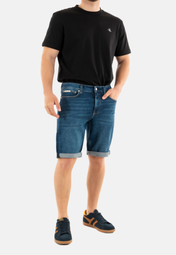 Shorts bermudas calvin klein jeans j30j327184 1bj denim dark