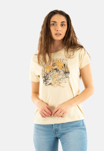 Tee shirt von dutch ariz be beige