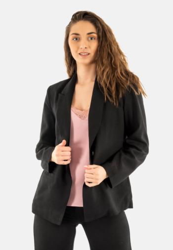 Blousons et vestes freeman t. porter bernie plain linen lin24 12 black