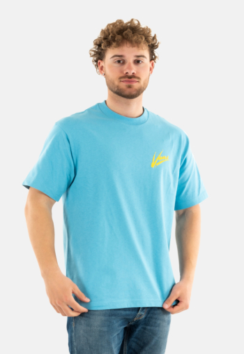 Tee shirt vans brush script loose e2w1 heritage blue