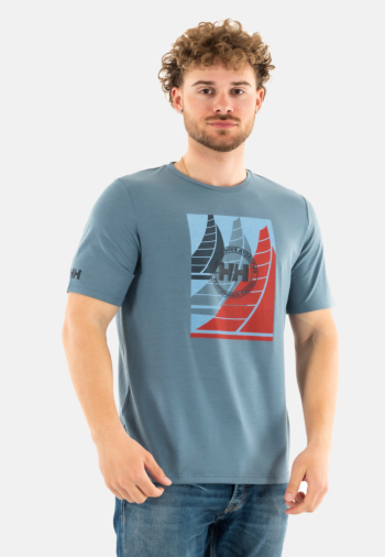 Tee shirt helly hansen hp race graphic 601 washed navy