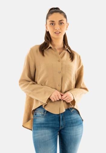 Chemisier please c0tt 1806 camello