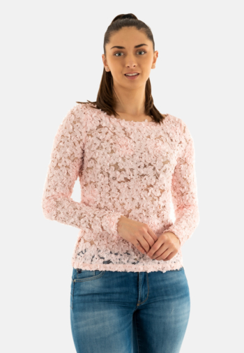 Pull leger salsa textured floral 621